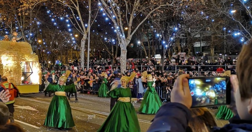 Cabalgata de los Reyes Magos en Madrid este 2020