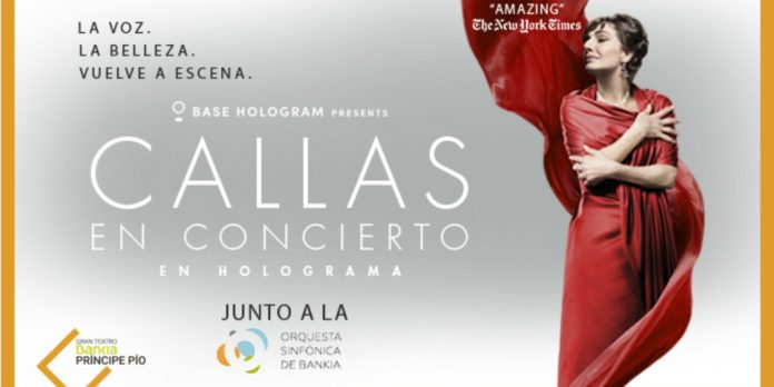 Concierto en holograma de María Callas en Madrid