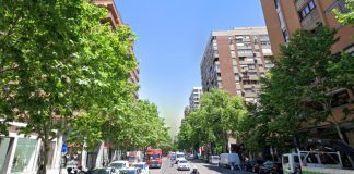 Tiendas en la Calle Orense de Madrid