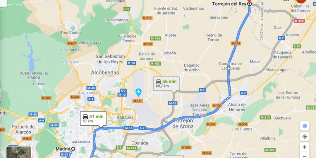 Un incendio en Guadalajara provoca un intenso olor a humo en Madrid