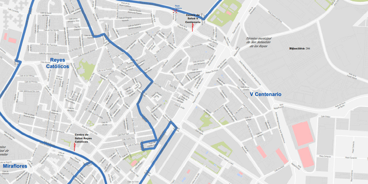 San Sebastián de los Reyes confinadas las zonas V Centenario y Reyes