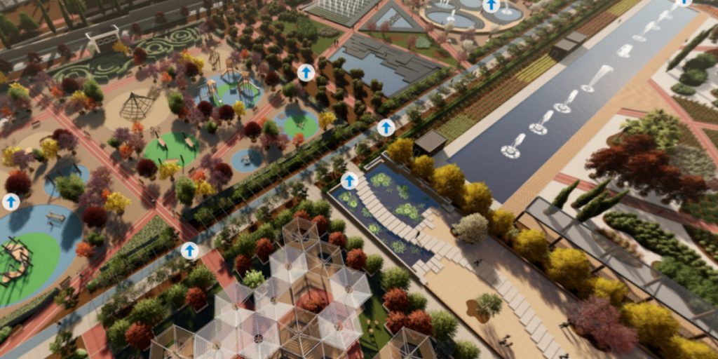 Plano del nuevo Parque de Santander
