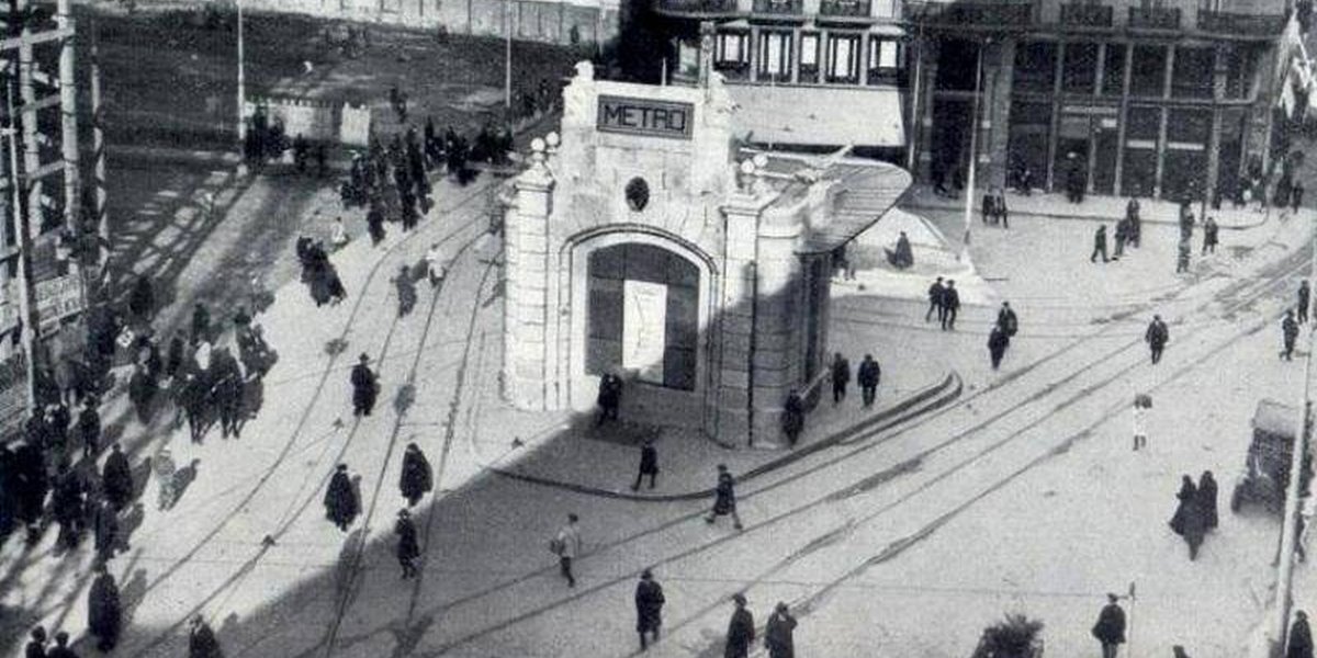 Templete del Metro Gran Vía de Madrid